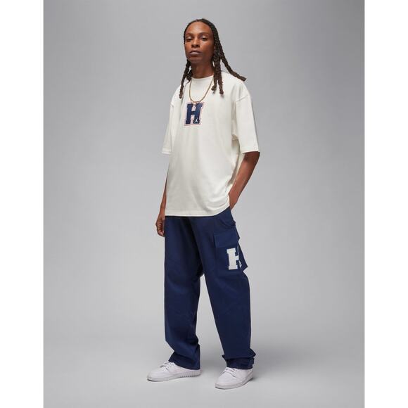 New Men’s Sz L Nike Jordan Howard University Utility Cargo Pants Blue FJ9325-419 - Picture 1 of 6